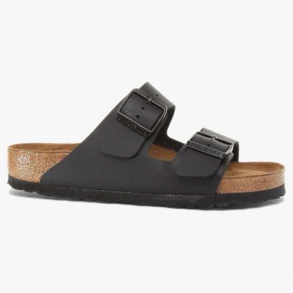 Birkenstock Arizona Unisex-Adult Open Back Slippers Black (41 EU) US W10-10.5 M8 - Picture 5 of 8